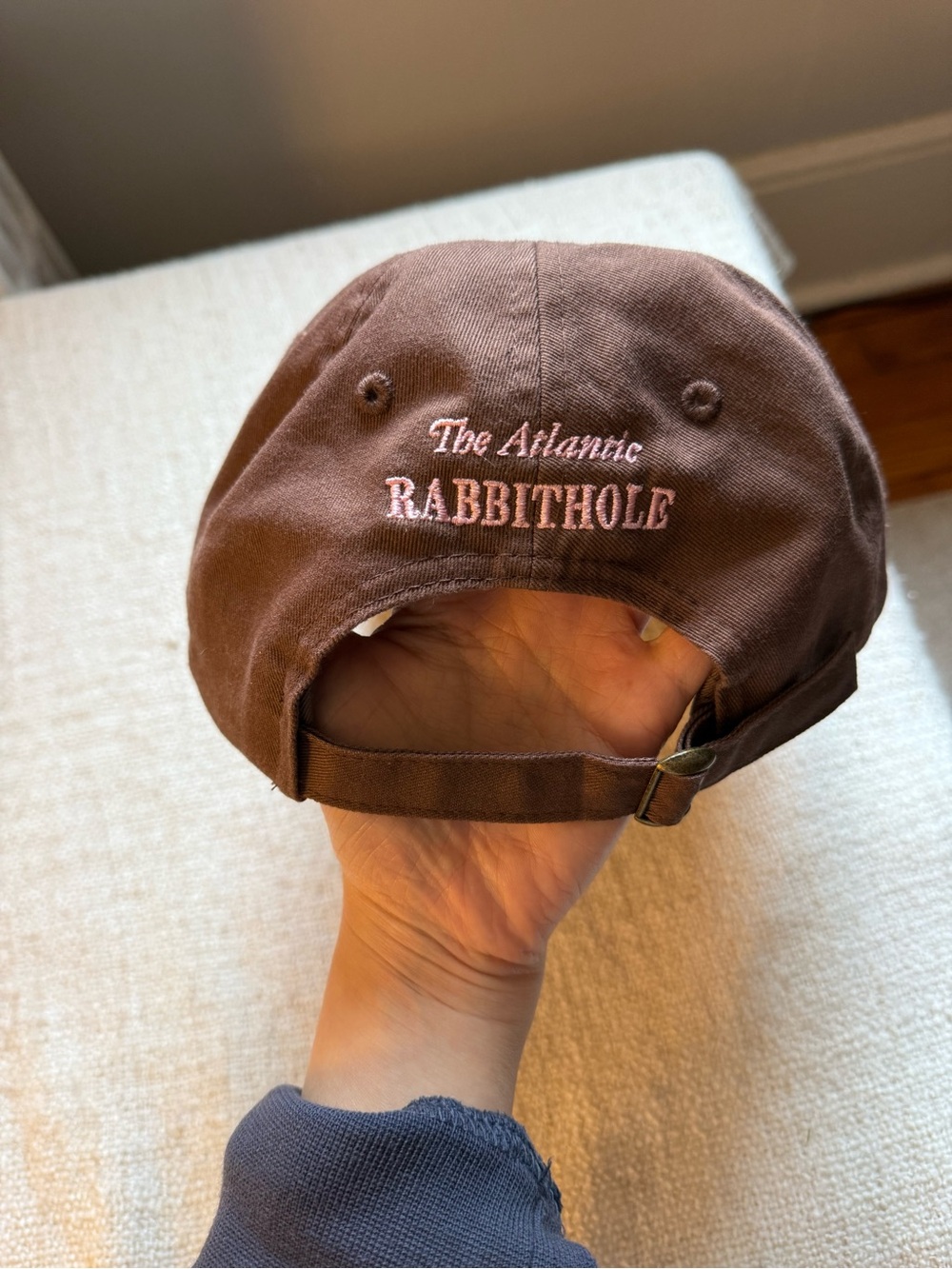 The Atlantic Magazine Rabbithole Baseball Hat - Picture 3 of 3